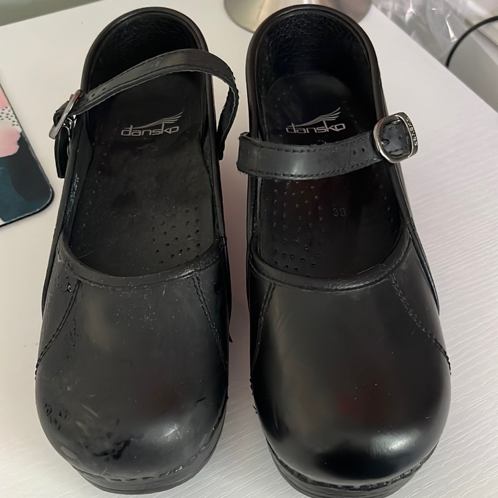 Black Dansko Mary Janes